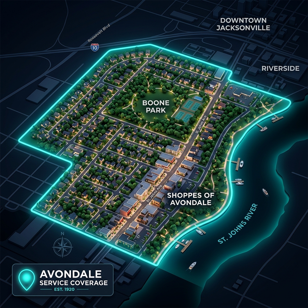 Service areas in Avondale