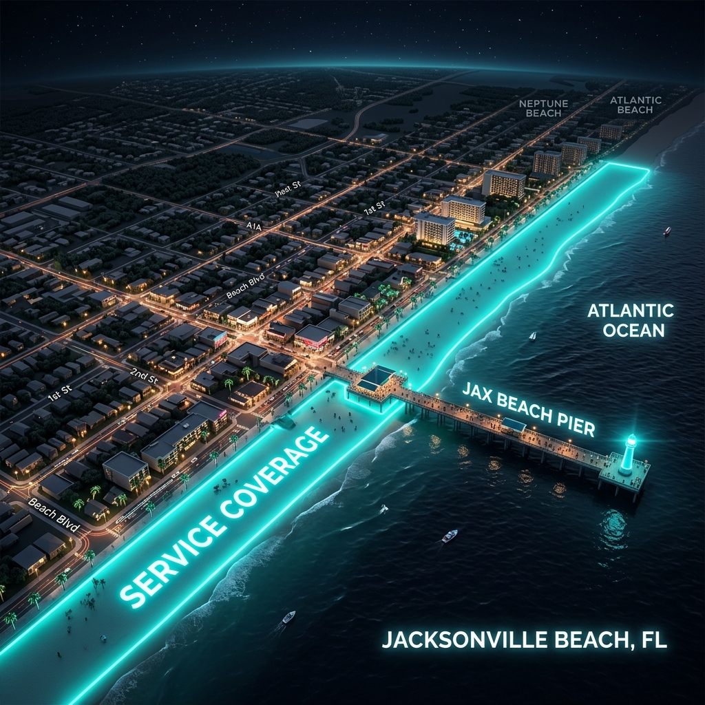 Service areas in Jacksonville Beach